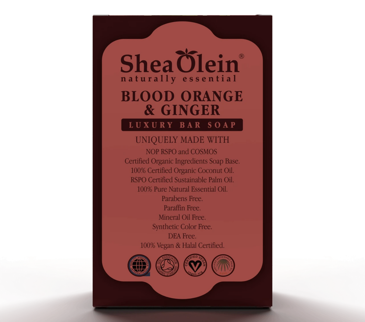 Blood Orange & Ginger Essential Oil Luxury Bar Soap (8 Oz)