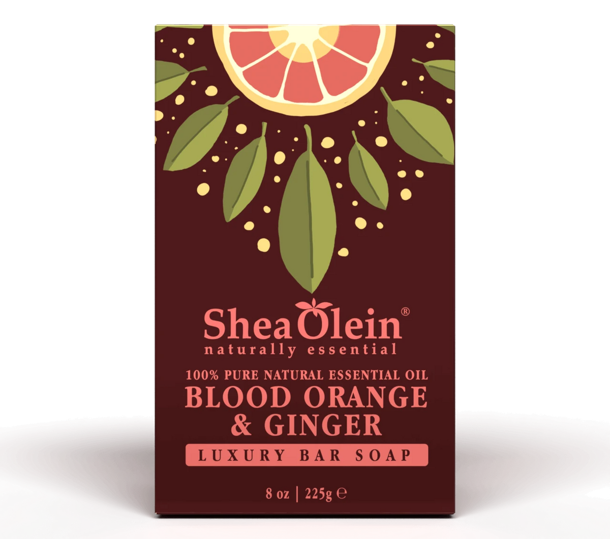 Blood Orange & Ginger Essential Oil Luxury Bar Soap (8 Oz)