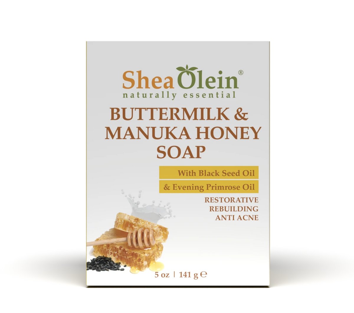 Buttermilk & Manuka Honey Soap with Black Seed Oil & Evening Primrose Oil