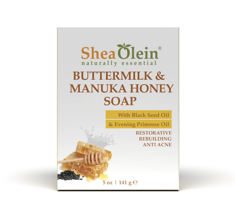 Buttermilk & Manuka Honey Soap with Black Seed Oil & Evening Primrose Oil