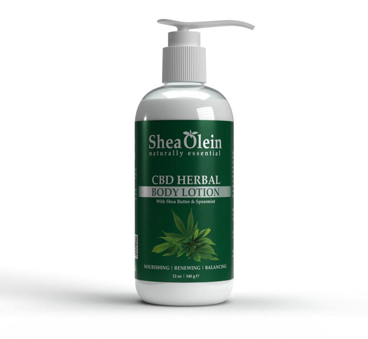CBD Herbal Lotion With Peppermint, Sage & Lemon Peel