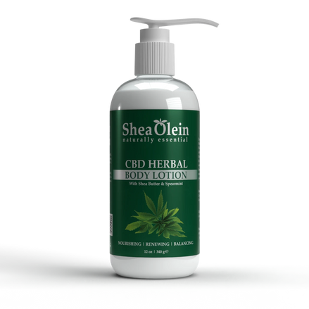 CBD Herbal Lotion With Peppermint, Sage & Lemon Peel