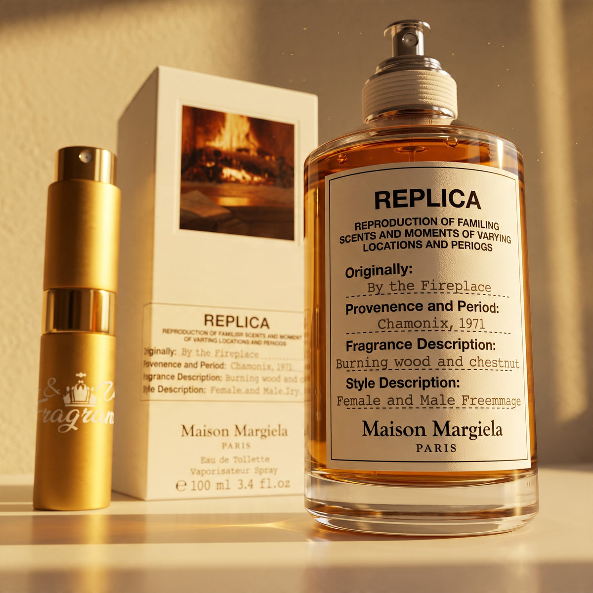 Maison Margiela Replica: By the Fireplace Travel Size Spray