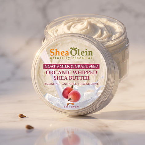 Goat's Milk & Grape Seed Organic Whipped Shea Butter