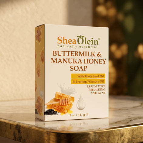 Buttermilk & Manuka Honey Soap with Black Seed Oil & Evening Primrose Oil