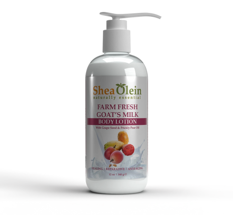 Farm Fresh Goat's Milk Body Lotion with Grape Seed & Prickly Pear Oil