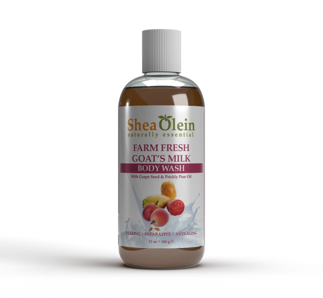Farm Fresh Goat's Milk with Grape Seed & Prickly Pear Oil Body Wash