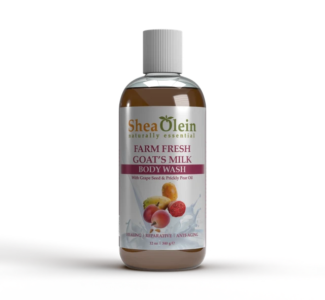 Farm Fresh Goat's Milk Body Wash with Grape Seed & Prickly Pear Oil