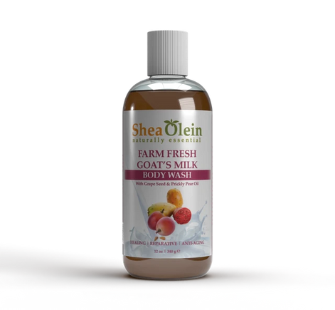 Farm Fresh Goat's Milk Body Wash with Grape Seed & Prickly Pear Oil