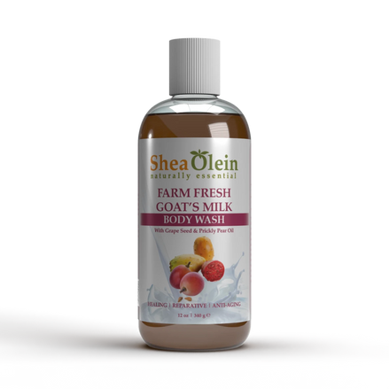 Farm Fresh Goat's Milk with Grape Seed & Prickly Pear Oil Body Wash