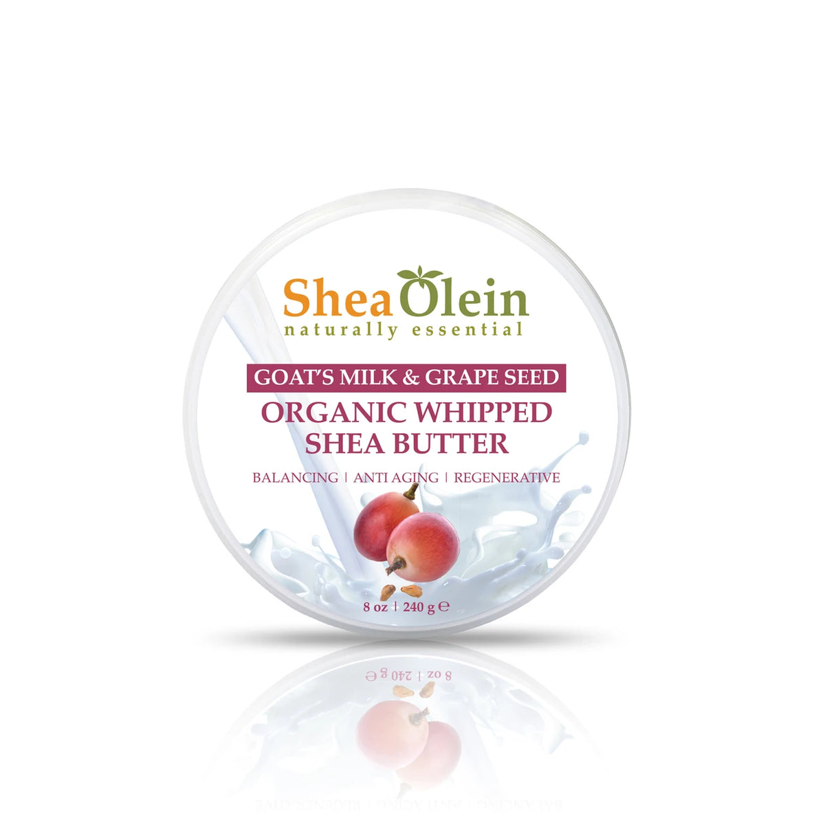 Goat's Milk & Grape Seed Organic Whipped Shea Butter