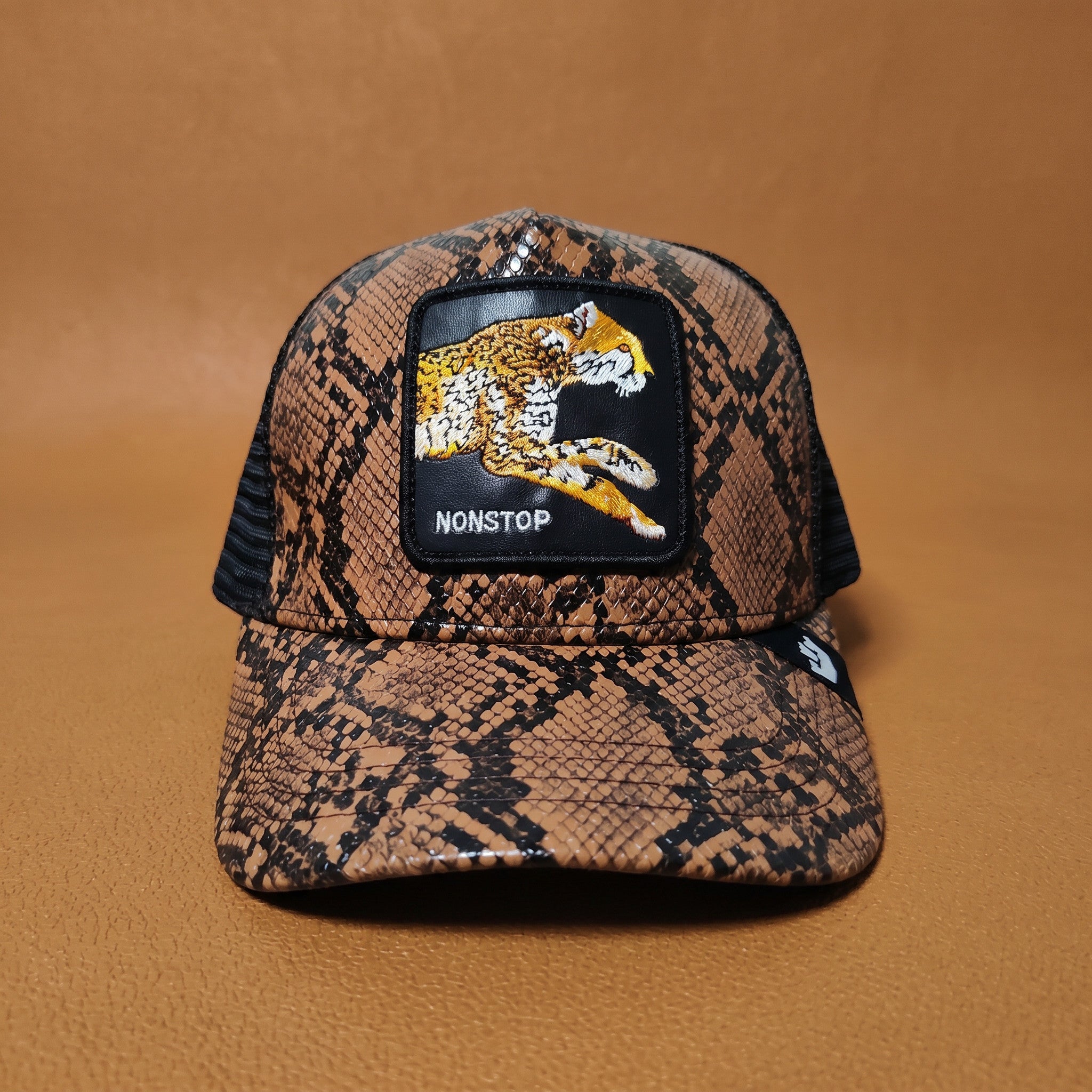Goorin Bros. The Nonstop Cheetah Trucker Hat