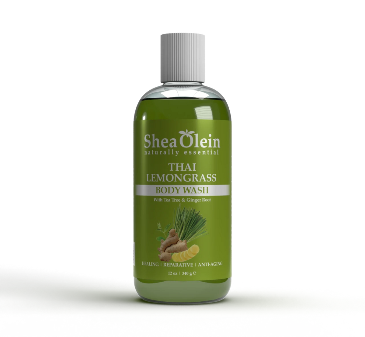 Organic Thai Lemongrass Body Wash with Tea Tree Oil & Ginger Root Extract