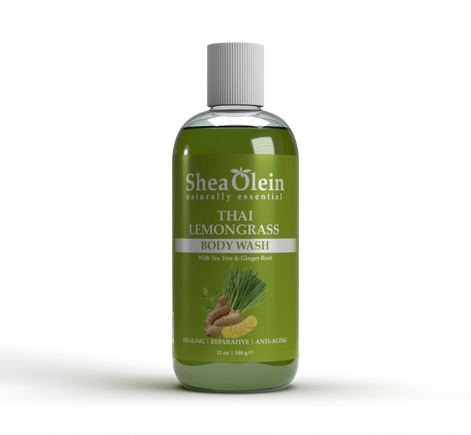Organic Thai Lemongrass Body Wash with Tea Tree Oil & Ginger Root Extract