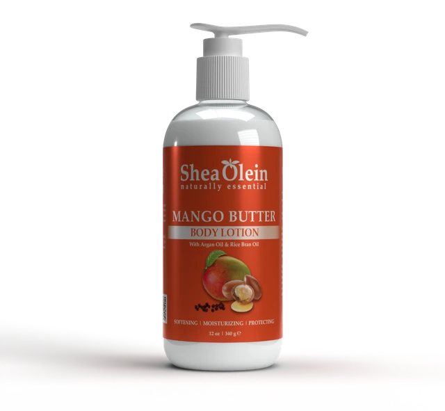 Mango Butter Body Lotion with Argan Oil & Rice Bran Oil