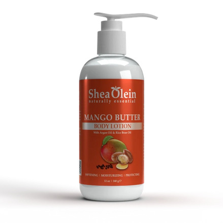 Mango Butter Body Lotion with Argan Oil & Rice Bran Oil