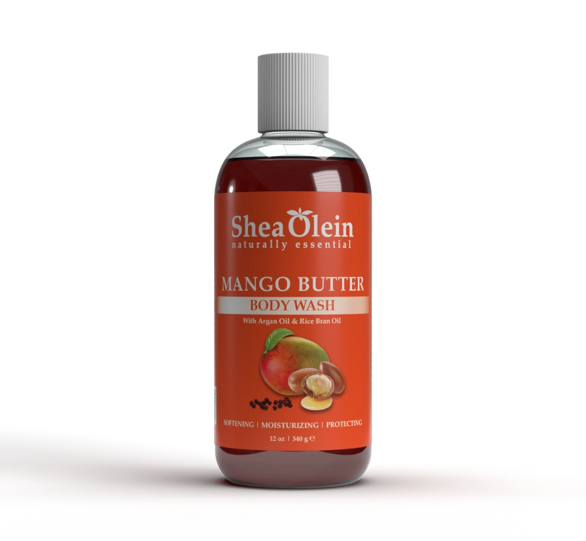 Mango Butter Body Wash with Argan Oil & Rice Bran Oil