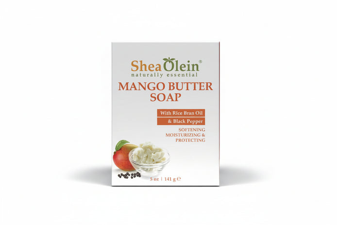 Mango Butter Soap With Rice Bran Oil & Black Pepper
