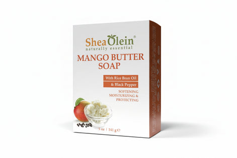 Mango Butter Soap With Rice Bran Oil & Black Pepper