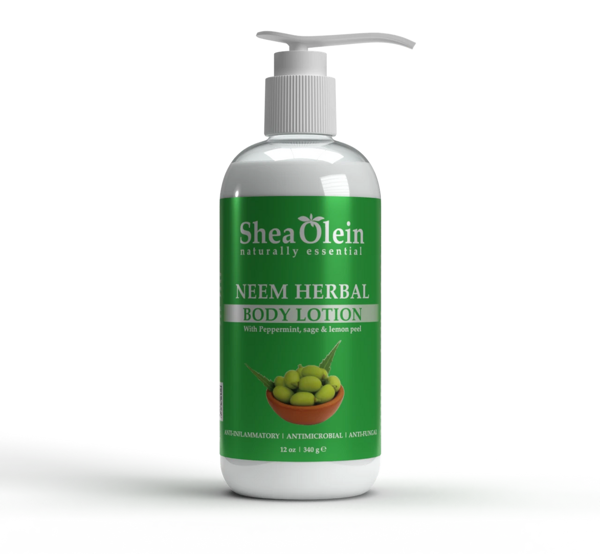Neem Herbal Lotion With Peppermint, Sage & Lemon Peel