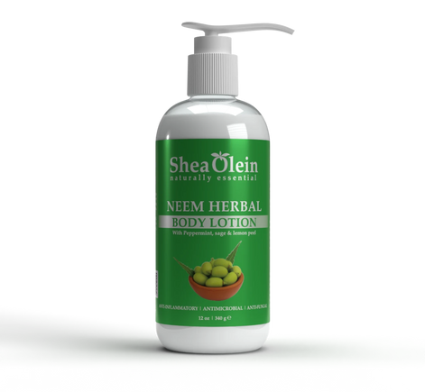 Neem Herbal Lotion With Peppermint, Sage & Lemon Peel