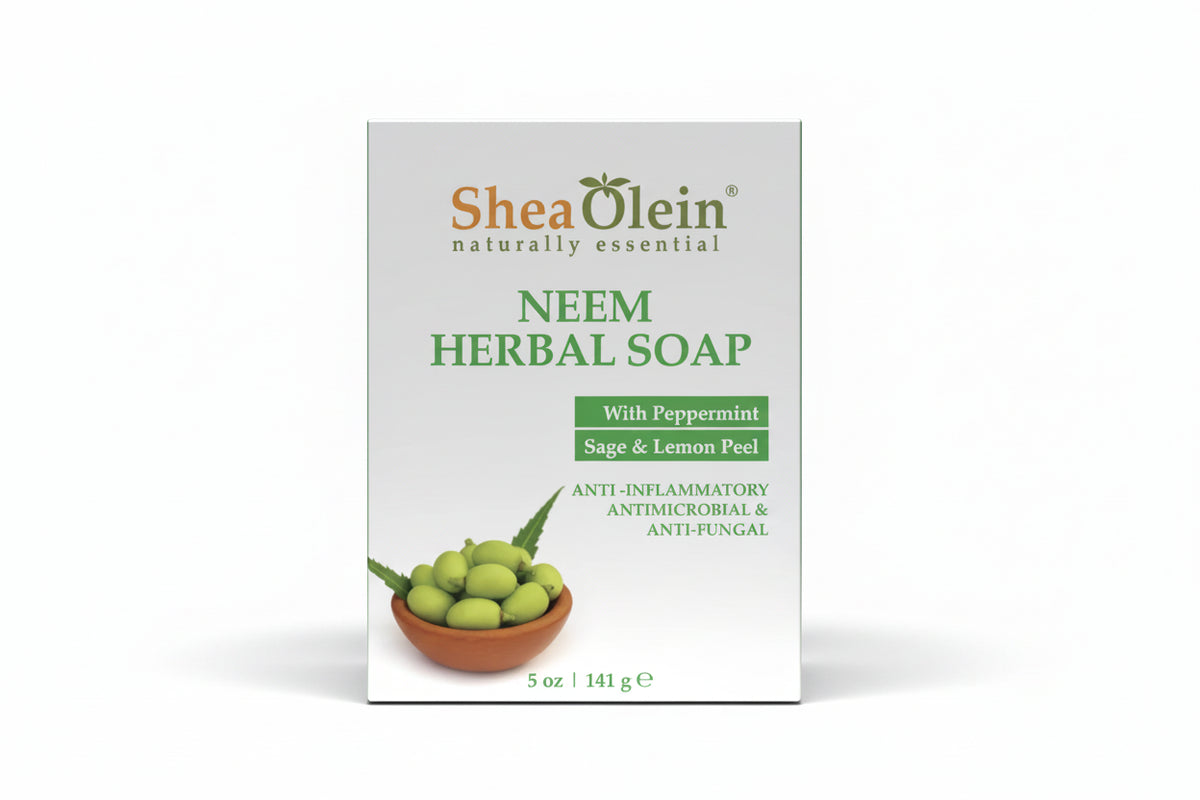 Neem Herbal Soap with Peppermint, Sage & Lemon Peel