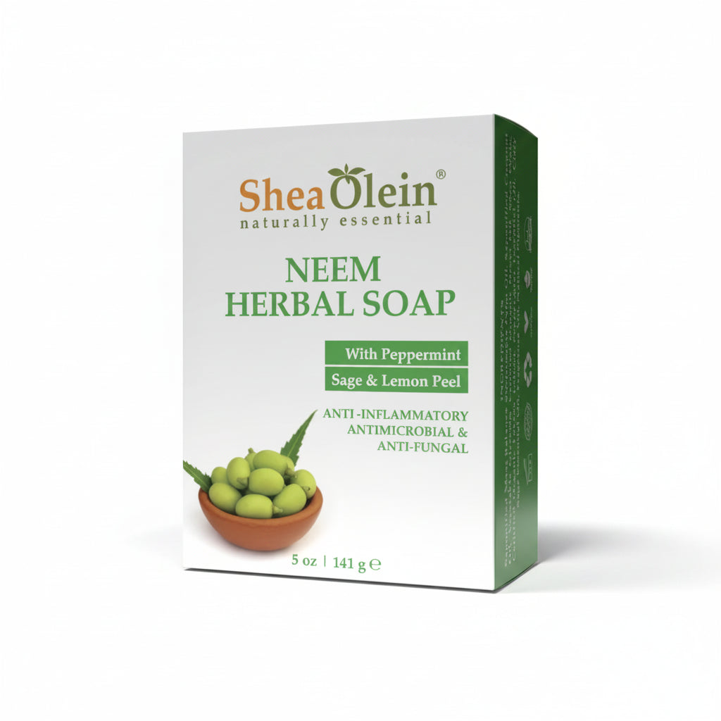 Neem Herbal Soap with Peppermint, Sage & Lemon Peel
