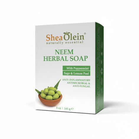 Neem Herbal Soap with Peppermint, Sage & Lemon Peel