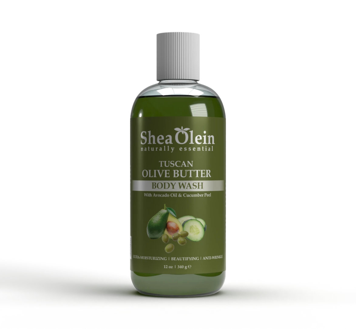 Organic Tuscan Olive Butter Body Wash with Avocado Oil & Cucumber Peel
