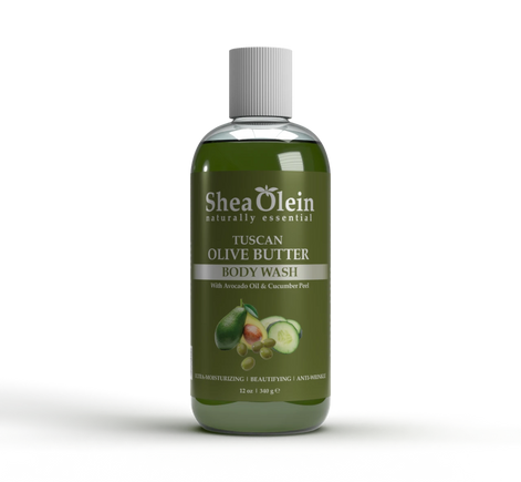 Organic Tuscan Olive Butter Body Wash with Avocado Oil & Cucumber Peel