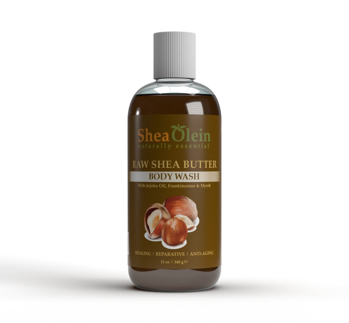 Raw Shea Butter Body Wash with Jojoba, Frankincense & Myrrh
