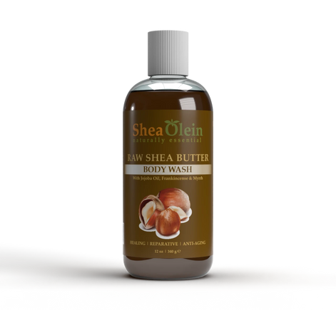 Raw Shea Butter Body Wash with Jojoba, Frankincense & Myrrh