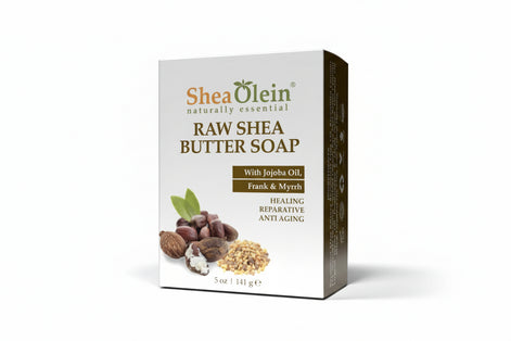 Raw Shea Butter Soap with Jojoba Oil, Frank & Myrrh