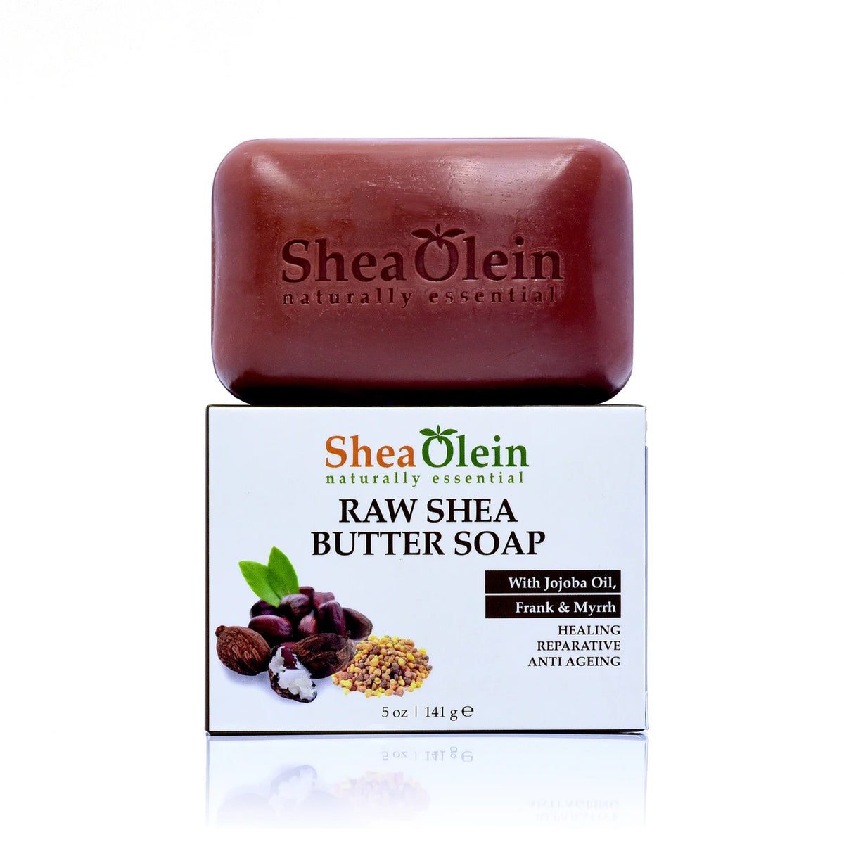 Raw Shea Butter Soap with Jojoba Oil, Frank & Myrrh