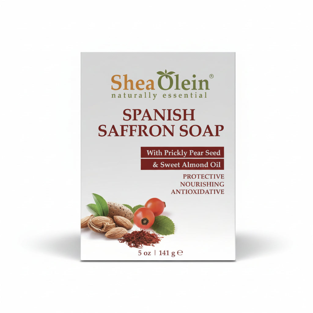 Spanish Saffron Soap with Prickly Pear Seed & Sweet Almond Oil