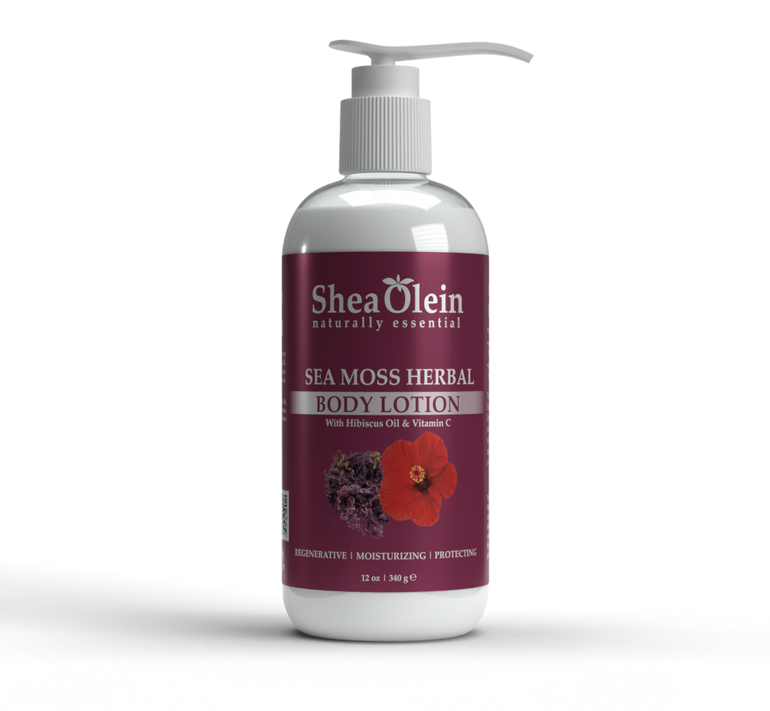 Sea Moss Herbal Body Lotion with Hibiscus Oil & Vitamin C
