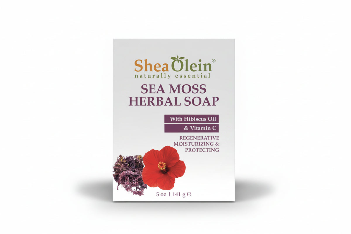 Sea Moss Herbal Soap with Hibiscus Oil & Vitamin C