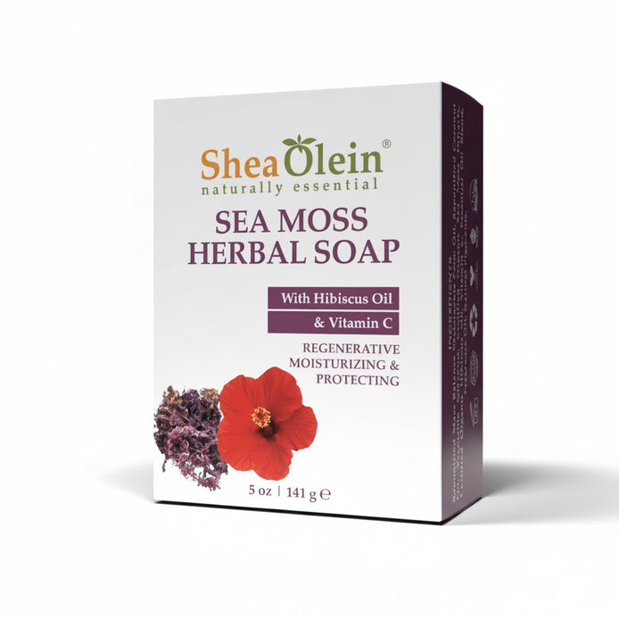 Sea Moss Herbal Soap with Hibiscus Oil & Vitamin C