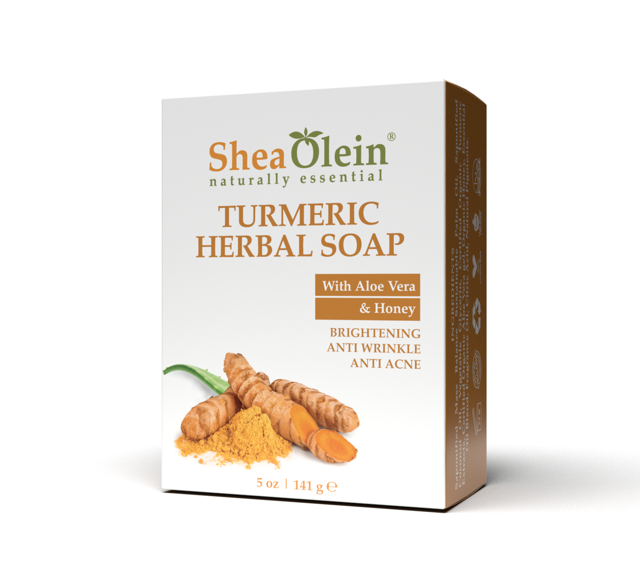 Shea Olein Turmeric Herbal Soap with Aloe Vera & Honey