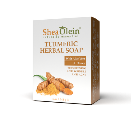 Shea Olein Turmeric Herbal Soap with Aloe Vera & Honey