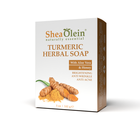 Shea Olein Turmeric Herbal Soap with Aloe Vera & Honey